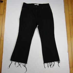 Topshop Moto "Dree" Raw Hem Cropped Jeans- 34